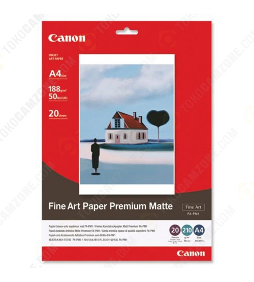 Canon Fine Art Paper Premium Matte II FA-PM1/A4 (20 Sheets)